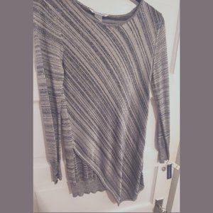 *NWT* NYGARD SLIMS Women’s Size Small Silver/Black Sparkle Knit Sweater Pullover